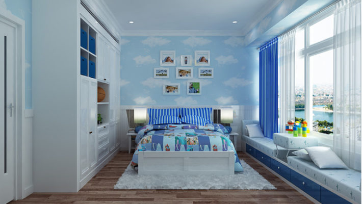 Màu sơn phòng ngủ đẹp – Hạnh phúc thăng hoa