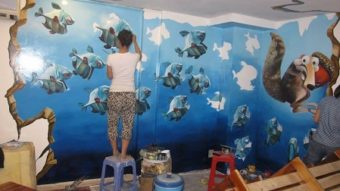 Sơn nước vẽ tường- Vì sao sơn nước vẽ tường lại được gia chủ ưa thích đến vậy?