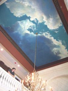 sơn trần nhà vân mây2