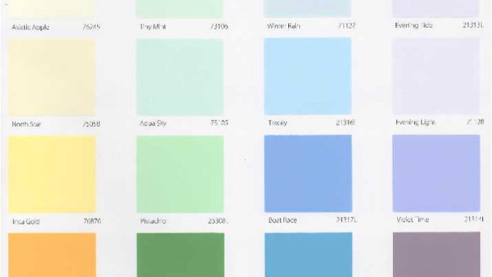 Bảng màu sơn nhà – Lý giải vì sao khi sơn nhà bạn cần có bảng màu sơn nhà